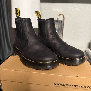Dr. Martens Black Ankle Boots Style Wyoming